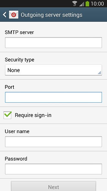 Press the field below 