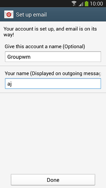 Press the field below 