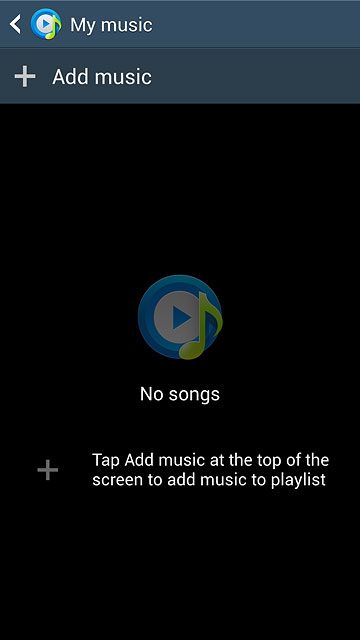 Press Add music.