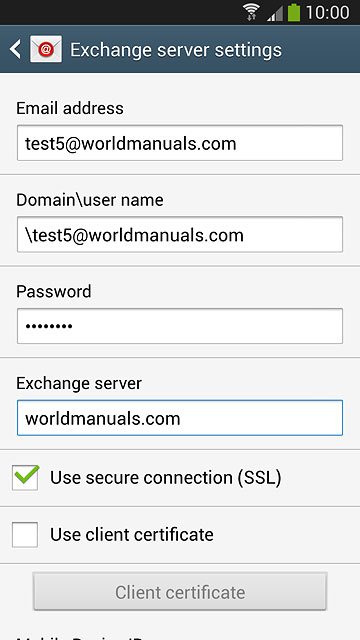 Press the field below 