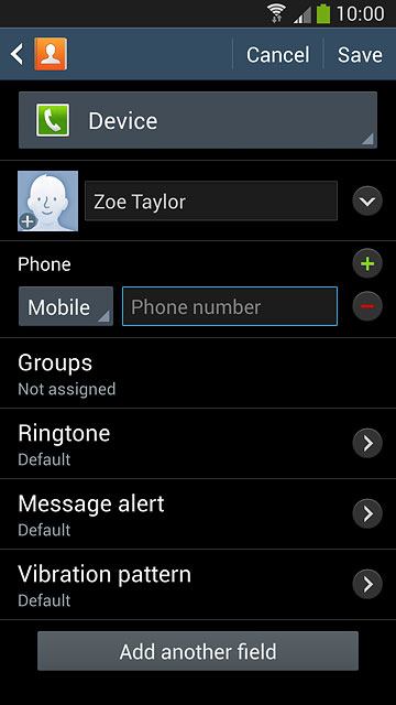 Press Phone number and key in the required phone number.