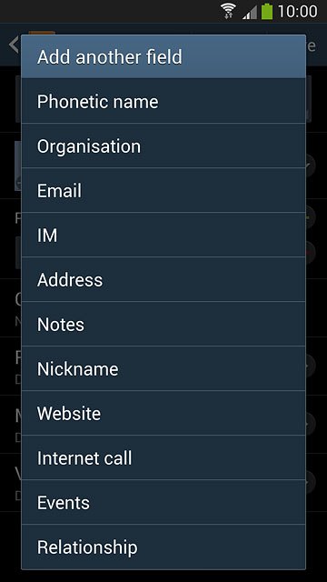 Press Email.Key in the required email address.
