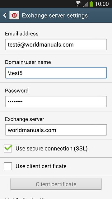 Press the field below 