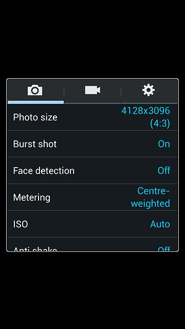 Press the camera icon.