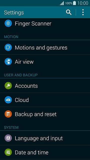 Press Date and time.