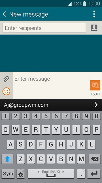 Press the letters to key in the required word.A number of words based on the letters you've keyed in are displayed.