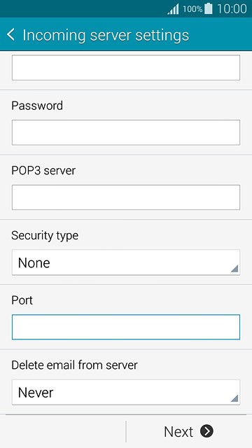 Press the field below 