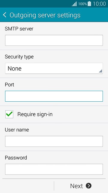 Press the field below 