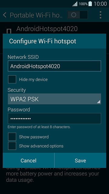 Press the drop down list below 