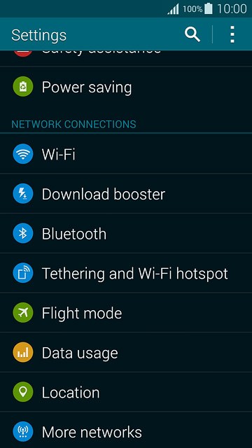 Press More networks.