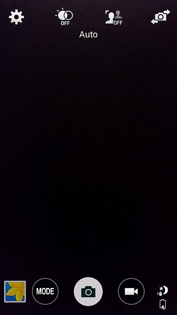 Press the settings icon.