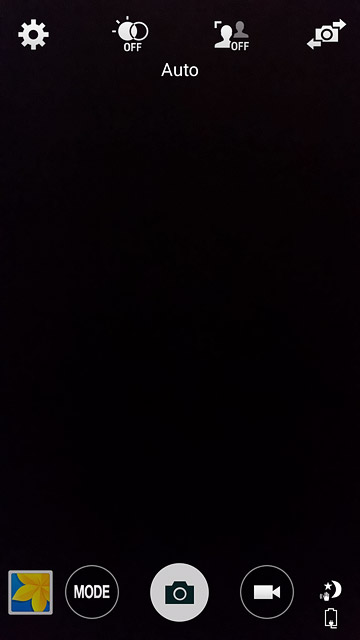 Press the settings icon.