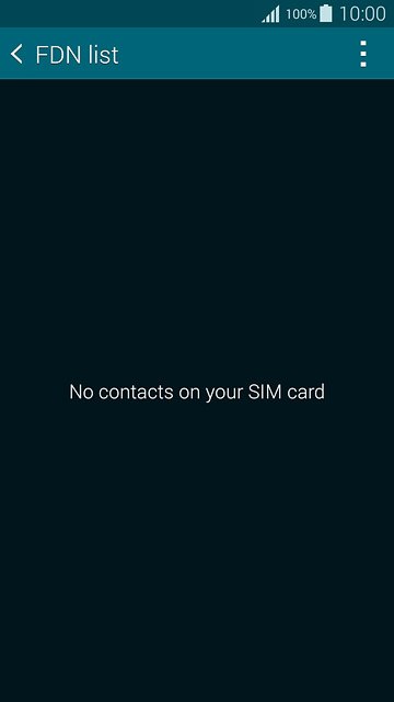 Press the menu icon.