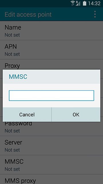 Key in http://www.vodafone.ie/mms and press OK.