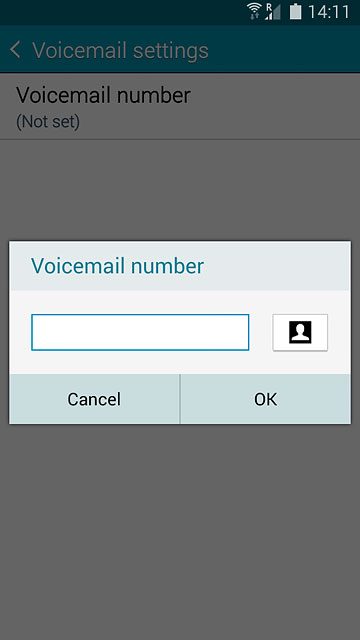 Key in (prefix) 5 (your phone number) and press OK.