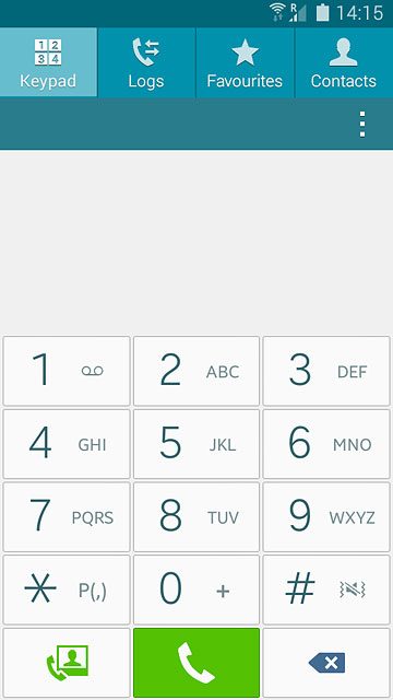 Press and hold 1 to call voicemail.