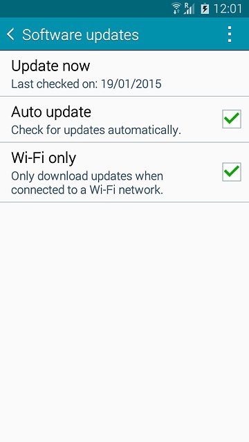 Press Update now.If a new software version is available, it's displayed.Follow the instructions on the display to update your phone's software.
