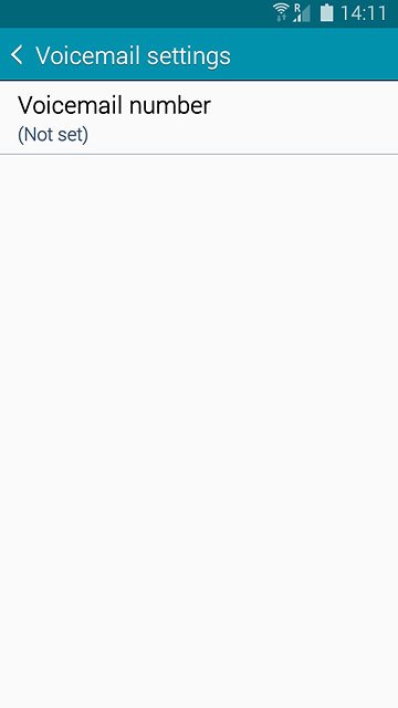 Press Voicemail number.