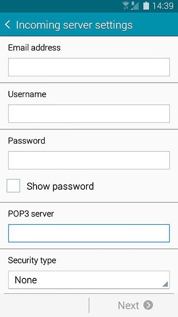 Press the drop down list below 