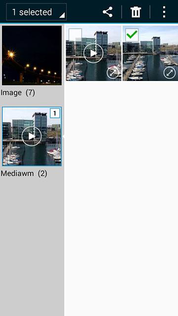Press the share icon.