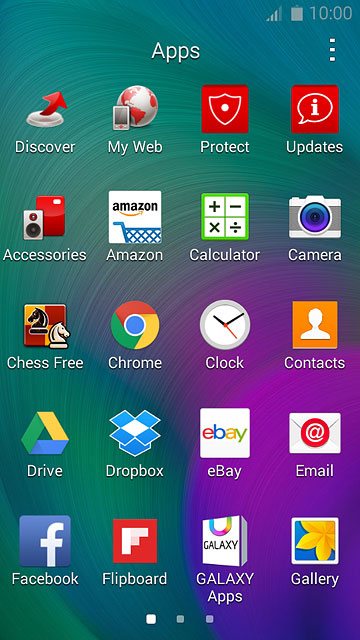 Press the app you've just installed.Follow the instructions on the display to use the app.