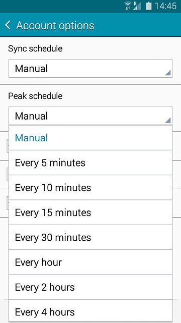 Press Manual or the required period.