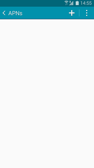 Press the new data connection icon.