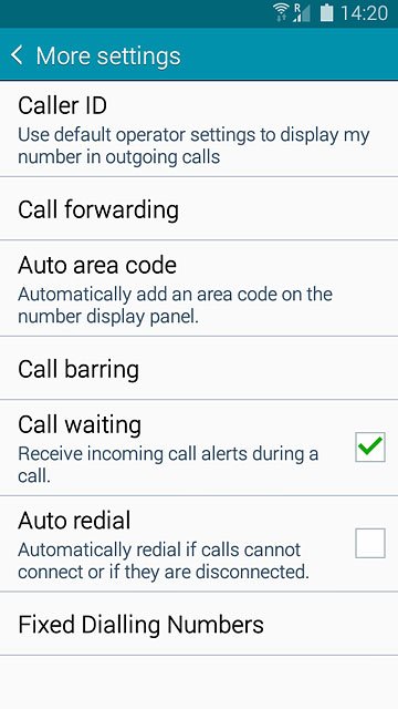Press Fixed Dialling Numbers.