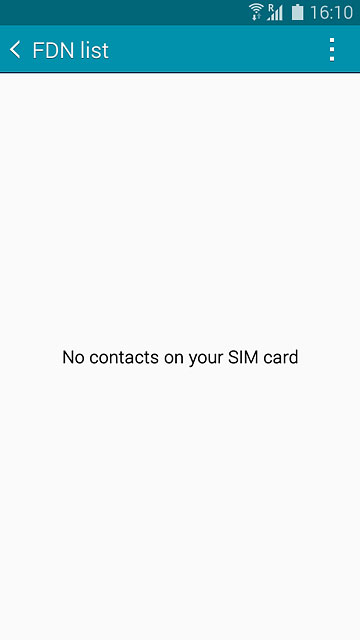 Press the menu icon.