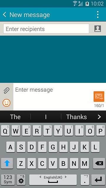 Slide your finger right or left on space to select the required language.