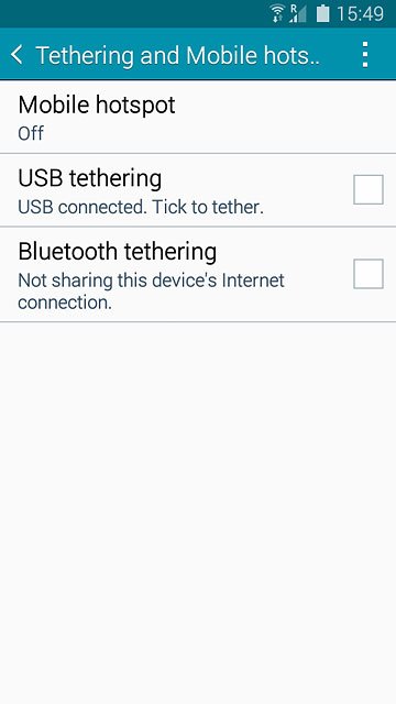 Press Mobile hotspot.