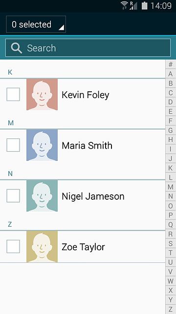 Press the field above 