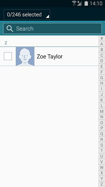 Press the field above 