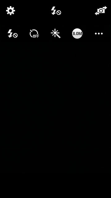 Press the menu icon.