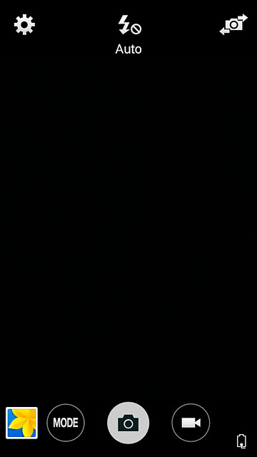 Press the settings icon.