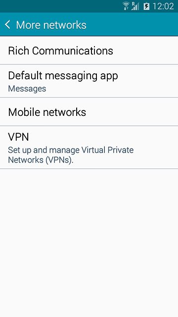 Press Mobile networks.