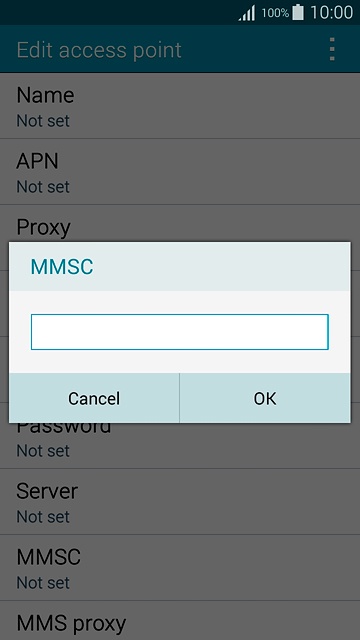 Key in http://www.vodafone.ie/mms and press OK.