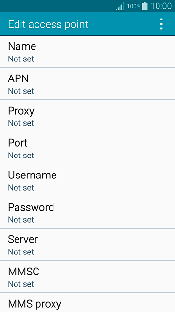 Press APN.Key in live.vodafone.com