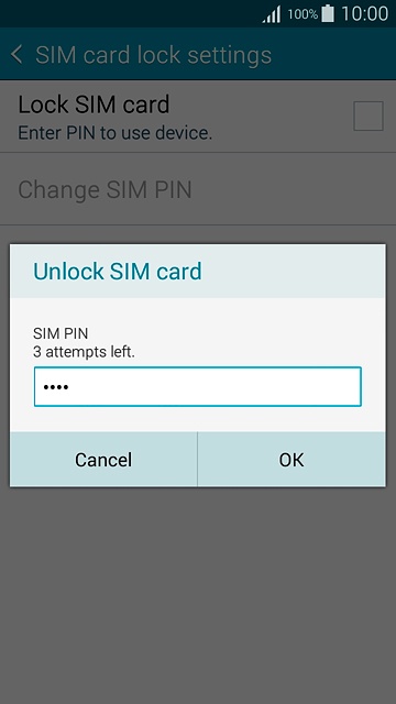 Key in your PIN and press OK.