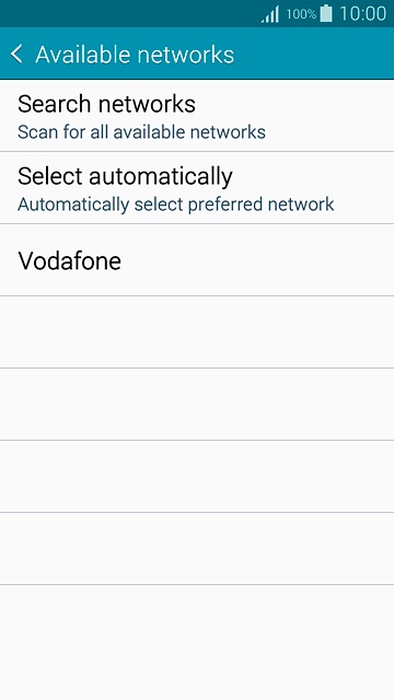 Press Select automatically.