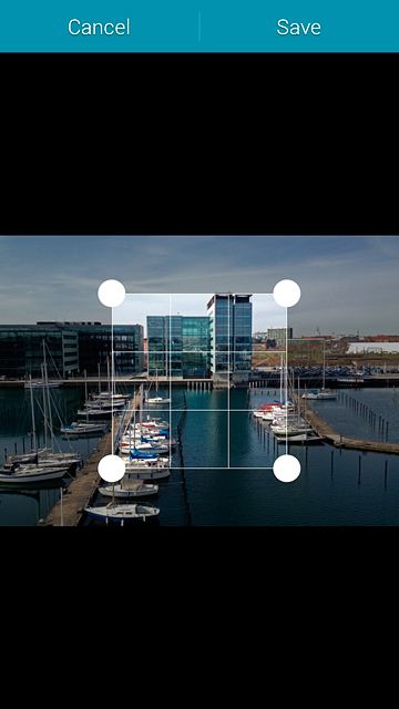 Drag the frame to the required position to select the required detail.