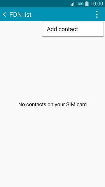 Press Add contact.Key in the required name.