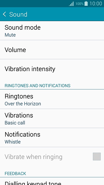 Press Ringtones.