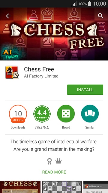 To install a free app:Press INSTALL.