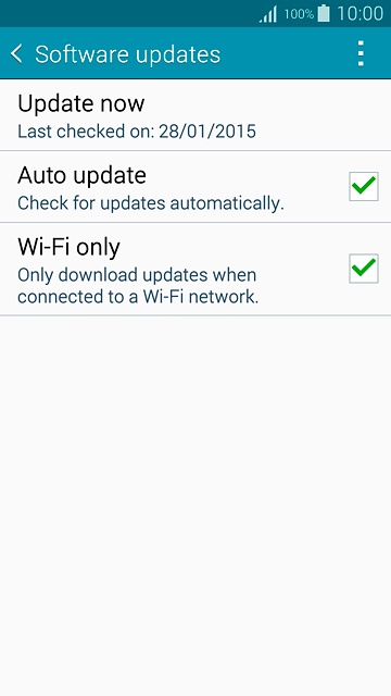 Press Update now.If a new software version is available, it's displayed.Follow the instructions on the display to update your phone's software.