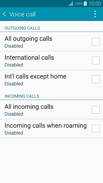 All incoming calls
