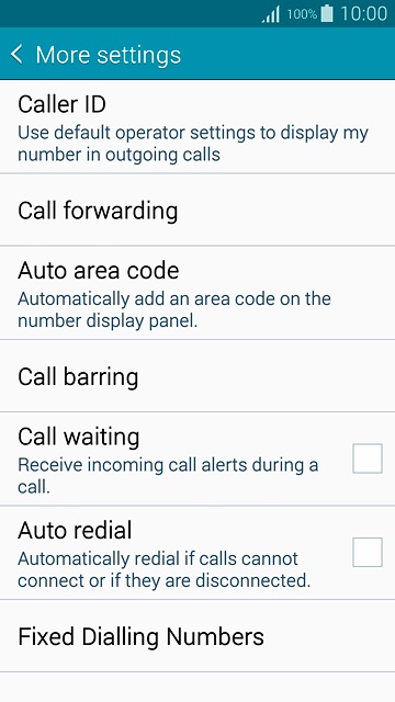 Press Fixed Dialling Numbers.