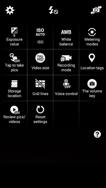 Press Location tags to turn the function on or off.