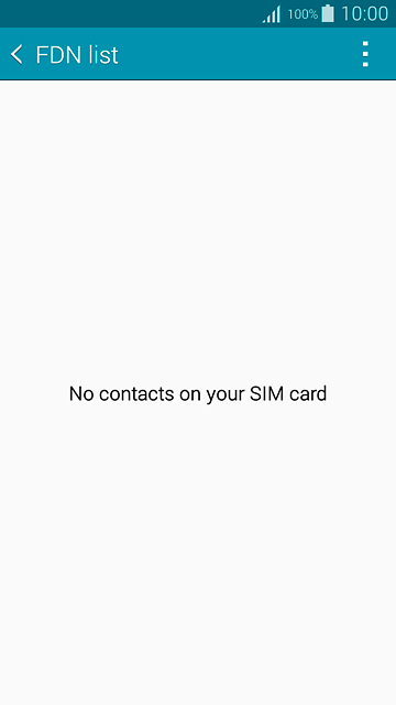 Press the menu icon.