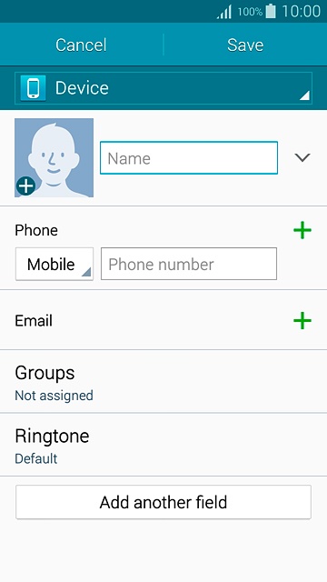 Press the drop down list above 